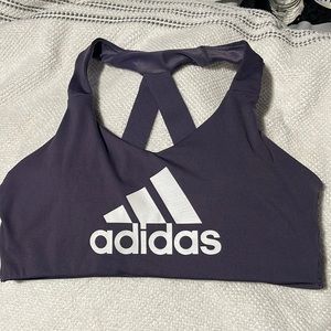 Purple Adidas Sports Bra